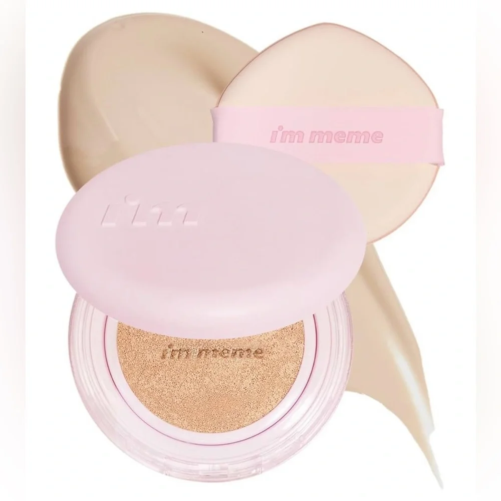 Foundation in Beige by I'm Meme with Wonder Velvet Cushion Korean Makeup